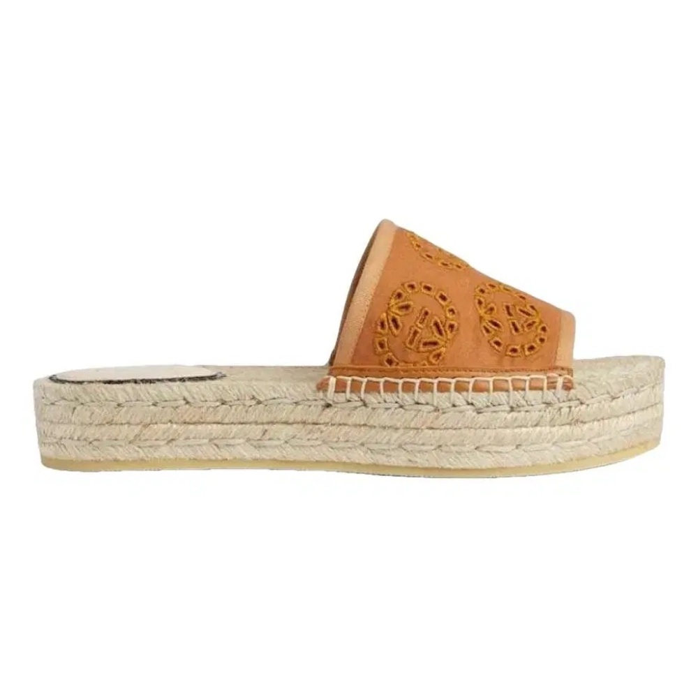 Gucci Women's espadrille sandal with Interlocking G 37